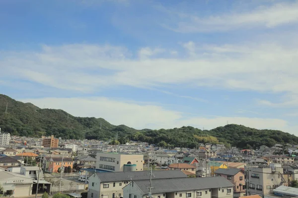 bir görünümü ile ülke tarafında tramvay penceresi