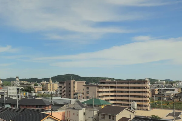 Aus Dem Fenster Gesehen Aus Dem Schnellzug Japan — Stockfoto