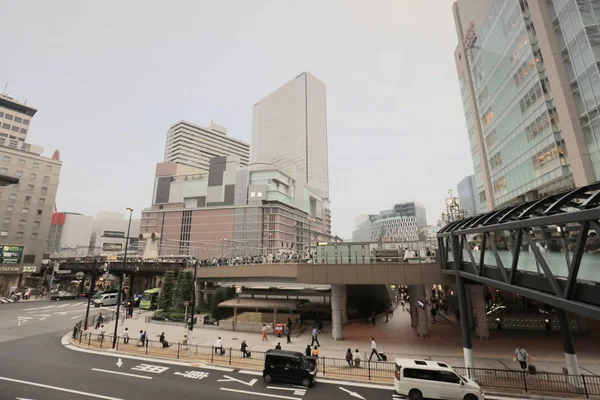 Osaka Tren İstasyonu şehir gökdelenler