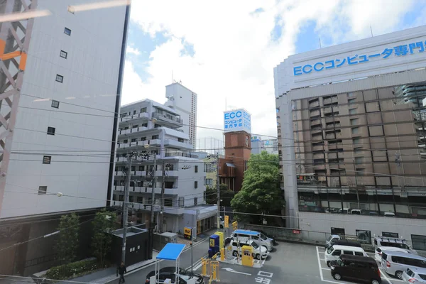 Osaka Loop hattı tramvay pencereden görüntüleme