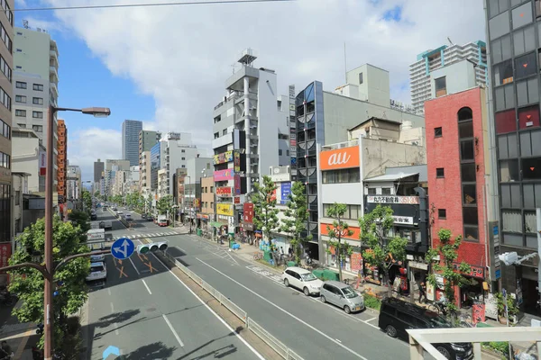 Osaka Loop hattı tramvay pencereden görüntüleme
