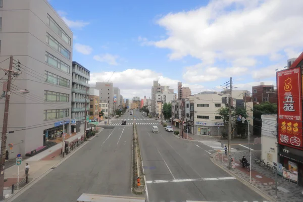 Osaka Loop hattı tramvay pencereden görüntüleme