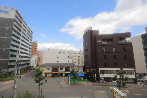 View Tram Window Osaka Loop Line — Stock Photo, Image