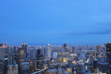 Umeda gökyüzü bina Osaka city Japonya manzaraları
