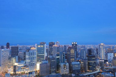 Umeda gökyüzü bina Osaka city Japonya manzaraları