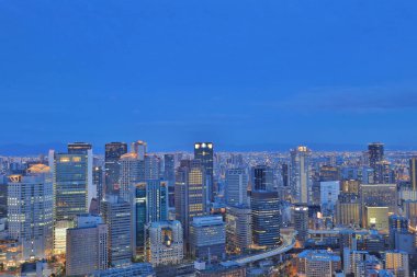 Umeda gökyüzü bina Osaka city Japonya manzaraları