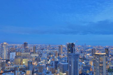Umeda gökyüzü bina Osaka city Japonya manzaraları