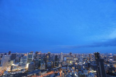 Umeda gökyüzü bina Osaka city Japonya manzaraları