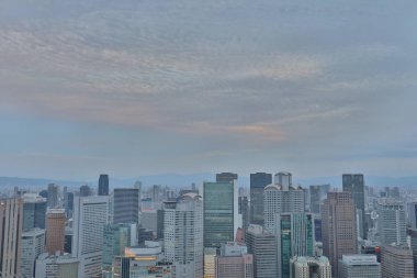 Umeda gökyüzü bina Osaka city Japonya manzaraları