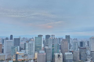 Umeda gökyüzü bina Osaka city Japonya manzaraları