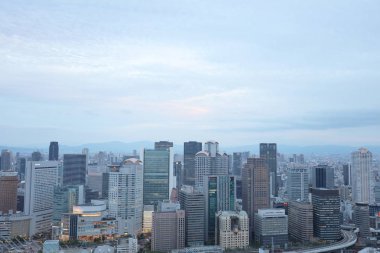 Umeda gökyüzü bina Osaka city Japonya manzaraları