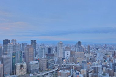 Umeda gökyüzü bina Osaka city Japonya manzaraları