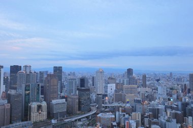 Umeda gökyüzü bina Osaka city Japonya manzaraları