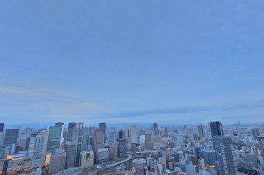 Umeda gökyüzü bina Osaka city Japonya manzaraları