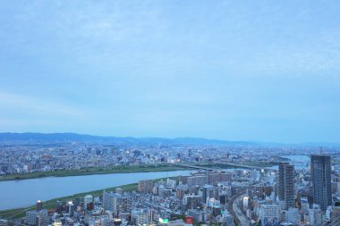 Umeda gökyüzü bina Osaka city Japonya manzaraları