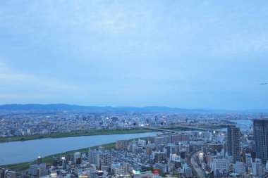 Umeda gökyüzü bina Osaka city Japonya manzaraları
