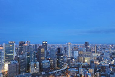 Umeda gökyüzü bina Osaka city Japonya manzaraları