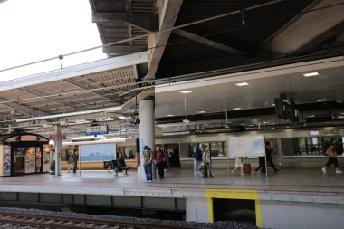 Japonya'nın Osaka Osaka İstasyonu.