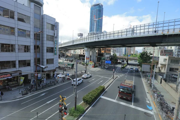 Osaka Loop hattı tramvay pencereden görüntüleme
