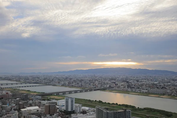 Vistas Umeda Sky Building Osaka Cidade Japão — Fotografia de Stock