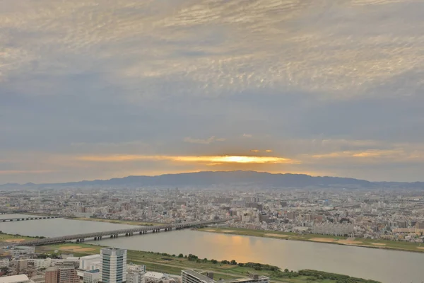 Vistas Desde Umeda Sky Building Osaka Ciudad Japón —  Fotos de Stock