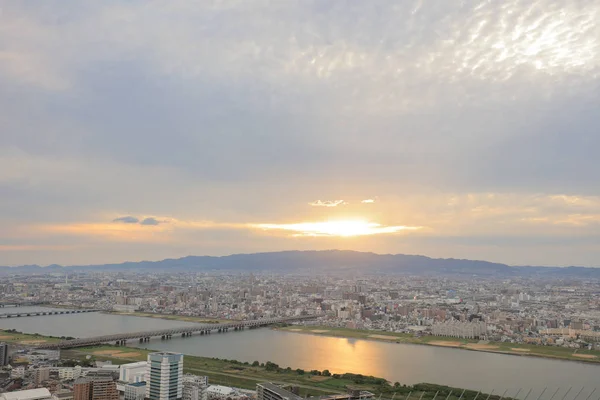 Vistas Umeda Sky Building Osaka Cidade Japão — Fotografia de Stock