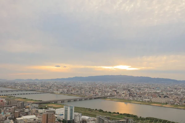 Vistas Desde Umeda Sky Building Osaka Ciudad Japón —  Fotos de Stock