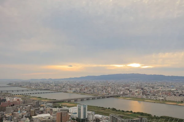 Umeda gökyüzü bina Osaka city Japonya manzaraları