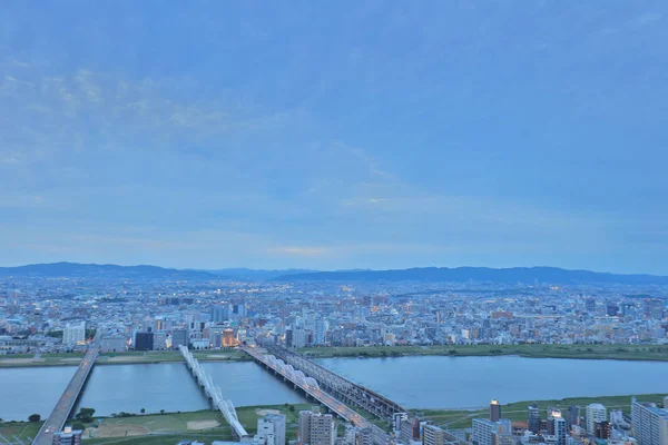Umeda gökyüzü bina Osaka city Japonya manzaraları