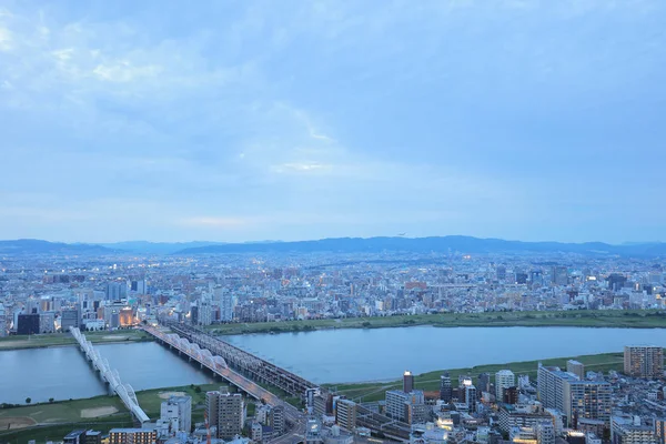 Utsikt Från Umeda Sky Building Osaka City Japan — Stockfoto