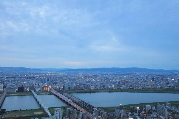 梅田スカイ ビル大阪市からの眺め — ストック写真