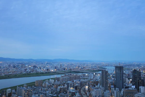 日本大阪梅田蓝天大厦景观 — 图库照片