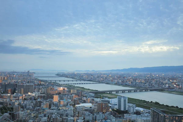 Umeda gökyüzü bina Osaka city Japonya manzaraları