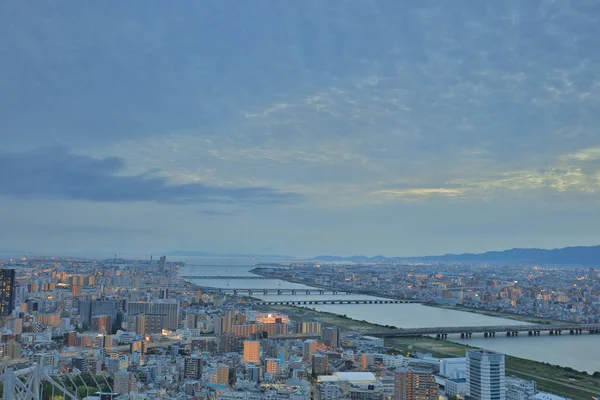 Θέα Από Umeda Sky Κτίριο Οσάκα Πόλη Ιαπωνία — Φωτογραφία Αρχείου