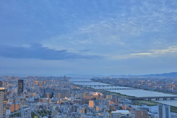 梅田スカイ ビル大阪市からの眺め — ストック写真
