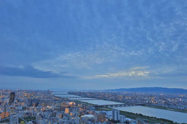 Kilátást Umeda Sky Building Osaka City Japán — Stock Fotó