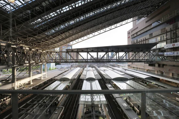 Osaka Jr tren istasyonuna Japonya'nın Osaka.