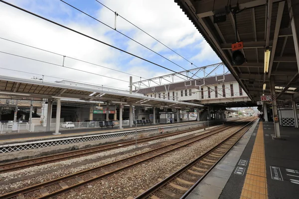 Trem Local Companhia Ferroviária Oeste Japão — Fotografia de Stock