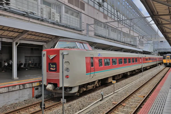 Trem Local Companhia Ferroviária Oeste Japão — Fotografia de Stock