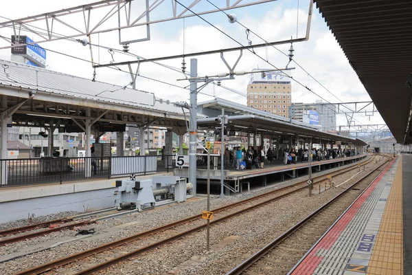 Tren Local Compañía Ferroviaria Del Oeste Japón — Foto de Stock