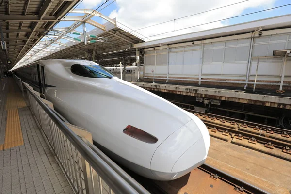 Shinkansen Tren Stasyonu Osaka Durdurma — Stok fotoğraf