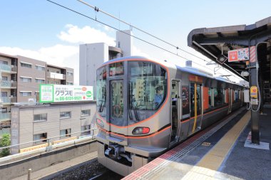 Osaka Loop hattı tramvay pencereden görüntüleme