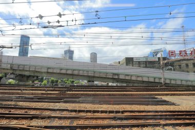 Osaka Loop hattı tramvay pencereden görüntüleme