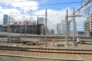 Osaka Loop hattı tramvay pencereden görüntüleme