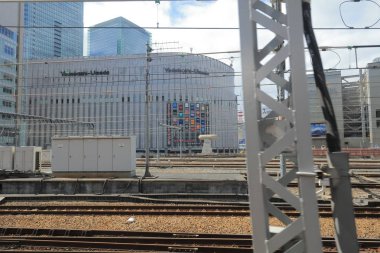 Osaka Loop hattı tramvay pencereden görüntüleme