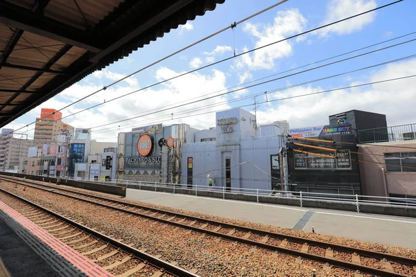Osaka Loop hattı tramvay pencereden görüntüleme
