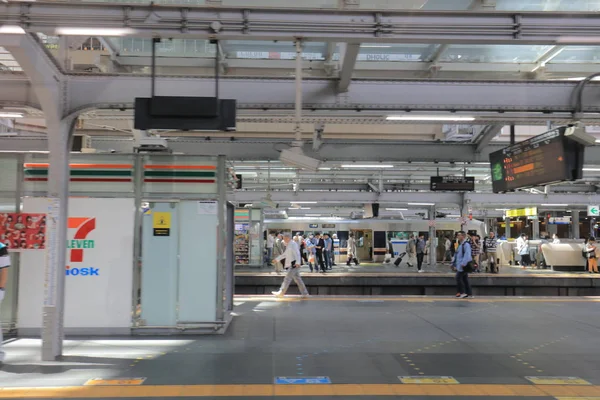 Vista Attraverso Finestra Del Tram Osaka Loop Line — Foto Stock