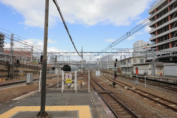 Osaka Loop hattı tramvay pencereden görüntüleme