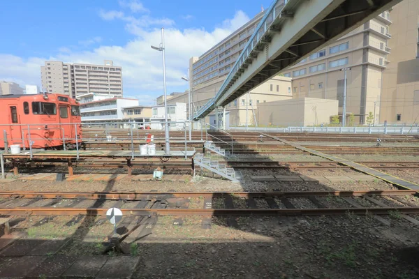 Servizio Treno Locale Della Compagnia Ferroviaria Del Giappone Occidentale — Foto Stock