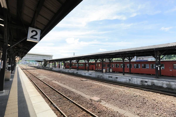 Tren Local Compañía Ferroviaria Del Oeste Japón — Foto de Stock